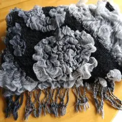 お洒落なレディースマフラー 大判 再値下げ