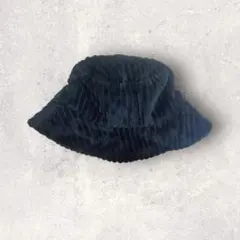 【美品】黒 コーデュロイ バケットハット