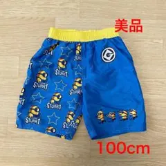【美品】100cm ミニオンズ 水着 ブルー