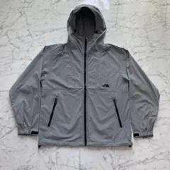 【美品】ノースフェイス チェック柄 白×黒 ノベルティコンパクトジャケット 廃盤