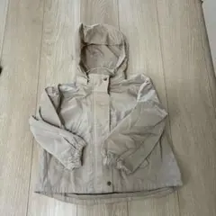 après les course ベージュジャンパー120cm