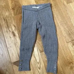 Zara Baby/Girl グレー リブ編み レギンス