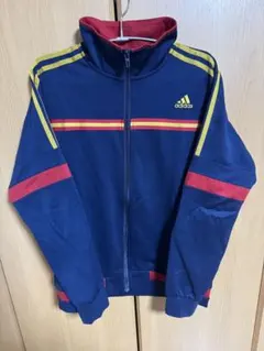 早い者勝ち　大人気　adidas ジップアップジャケット Lサイズ ネイビー