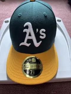 NEWERA オークランド・アスレチックス 59FIFTY キャップ 7 1/2