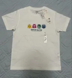 新品タグ付　鬼滅の刃Tシャツ ホワイト