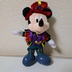 ディズニーハロウィーン2024　ミッキーマウス　ぬいぐるみバッジ