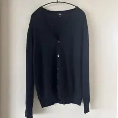 UNIQLO ユニクロ　Vネックカーディガン　ネイビー