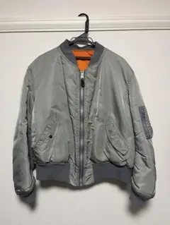 ALPHA INDUSTRIES 90s USA製 MA-1 シルバー - メルカリ