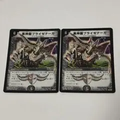 デュエルマスターズ 黒神龍ブライゼナーガ 2枚セット 2004年 初期カード
