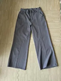 【美品】GRL グレイル センタープレス ストレートパンツ
