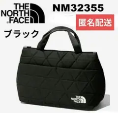 【美品】ノースフェイス ジオフェイスボックストート ブラック NM32355