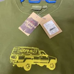 未使用　グラミチ 半袖Tシャツ ワンポイント カーキ オリーブ XL