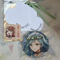 花里みのり MORE MORE JUMP!グリッター缶バッジ 44B 2点セット - メルカリ