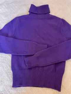 ZARA パープル　ニット　サイズS