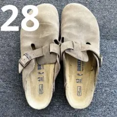 BIRKENSTOCK Boston スエード サボ サンダル ベージュ 39 - メルカリ