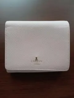 LANVIN 二つ折り財布 ピンクベージュ