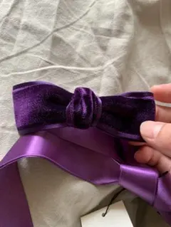 TOMORROWLAND パープル ボウタイ Fサイズ