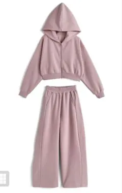 本日限定価格GRL ピンク 裏起毛スウェット セットアップ