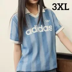 ラスト1点⭐️新品M⚪︎adidas デニム サッカー ジャージ Tシャツ
