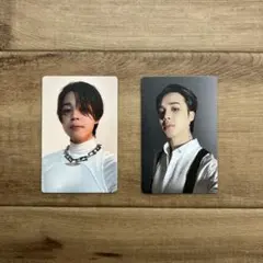 ジミン　Me Myself　王冠トレカと通常トレカ　二枚組　クラウン BTS Jimin Special 8 Photo Folio Me Myself Photo Card crown