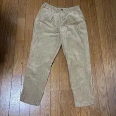 アースミュージック&エコロジーのワイドパンツ ベージュ