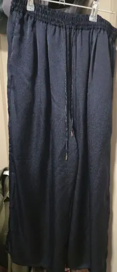 ストレートパンツ 紺 M