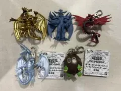 遊戯王　フィギュアキーホルダー　5個セット　オシリス　オベリスク　ラー　クリボー
