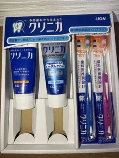 【新品】 クリニカ　 歯磨き粉2個、歯ブラシ2本　セットのサムネイル
