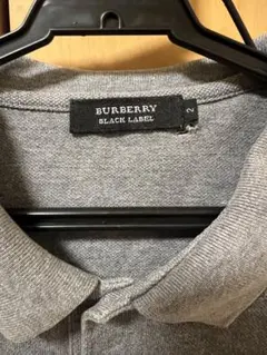 BURBERRY BLACK LABEL ポロシャツ グレー サイズ2のサムネイル