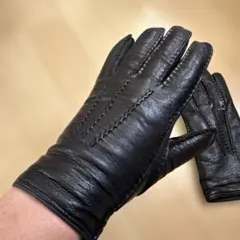 343新品Elmer By Swanyエルマーバイスワニー メンズ羊革レザー手袋