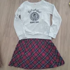 トレーナー　セットワンピース　ベルメゾン　150