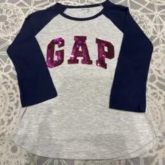 GAP kids スパンコールTシャツ 150センチ 七分丈