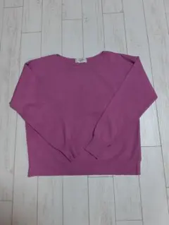 OPAQUE.CLIP ピンク 長袖ニット　お値下げしました