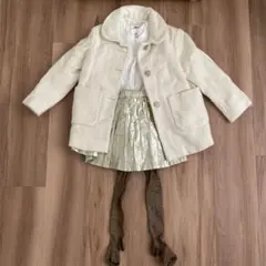 ✴︎美品✴︎110cm❤︎ゴールド スカート