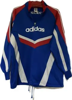 90s デサント製　adidas セットアップ　ハーフジップ　トラックジャケット