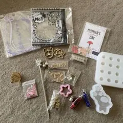 グリーンオーシャン⭐️レジン用パーツとモールドセット