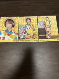 乃木坂46 生写真 浴衣 2026 弓木奈於 3種コンプ - メルカリ