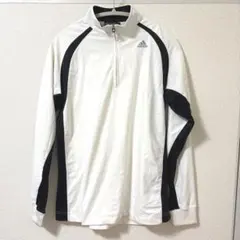 adidas アディダス メンズ ジャージ トレーニングウェア ゴルフ　ホワイト