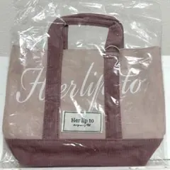Herlipto ハリプ トートバッグ yellow 新宿ルミネ2限定品 - メルカリ
