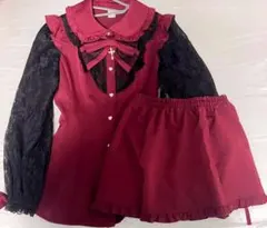 Secret Honey シーハニ セットアップ ワインレッド