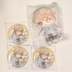 プロセカ　はぴこれ　天馬司　セット　A賞　ぬいぐるみ　缶バッジ3個