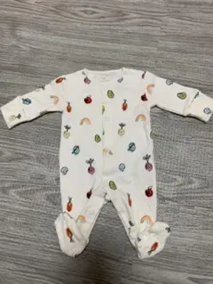next baby フルーツプリントロンパース