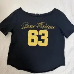 sedacle 半袖Tシャツ ブラック ロゴデザイン
