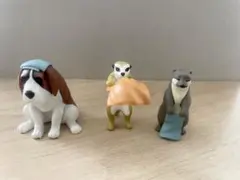 ガチャガチャ/動物サウナ/3セット