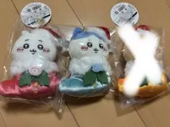 ナガノマーケットちいかわハチワレうさぎクリスマス　オーナメントにもなるマスコット 410eIQHA+-L.jpg_BO30,255,255,