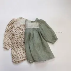 raker レースワンピース 90〜110 韓国子供服 子供服 キッズワンピース
