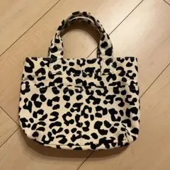 LOWRYS FARM レオパード柄　ミニトートバッグ