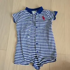 Ralph Lauren ストライプ　ロンパース