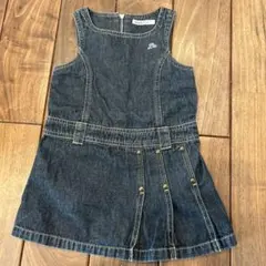 BEBE デニムジャンバースカート　90