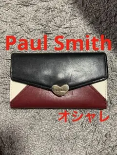 ポールスミス レザーキーケース 黒/赤/白　愛のこもったキスで封印